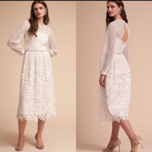 Anthropologie BHLDN Edina Middi Dress